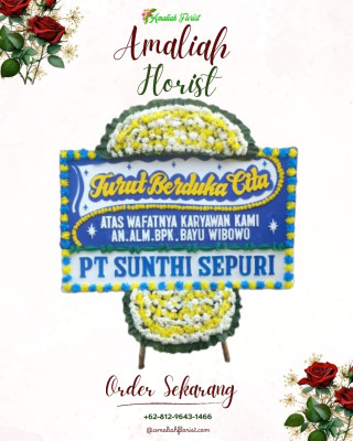 Papan Bunga Duka di Banyakan